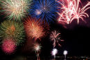 fireworks in the sky