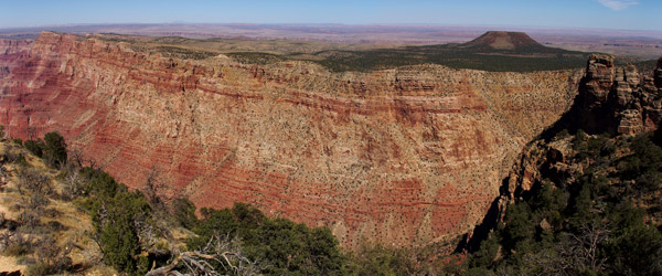 Grand Canyon rim view
