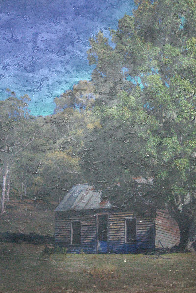 cottage in photo oils