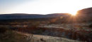 Karijini Drive view at sunrise