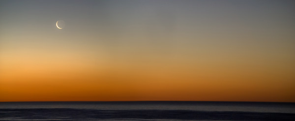 moon sunset