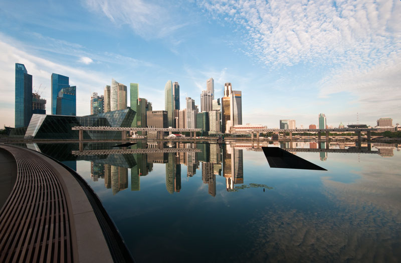Marina Bay skyline