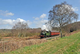 Exiting the tunnel before Bewdley