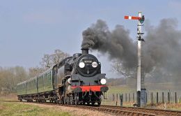 Approaching Sheffield Park.