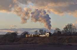 Sunset approaching Bewdley Tunnel.