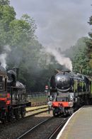 Sir Keith Park passing 7799 at Highley