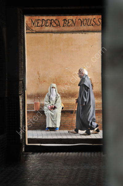 Morocco People in Marrakesh.