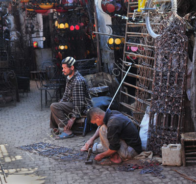 Morocco People, Marrakesh market.