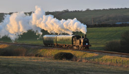 Approching Corfe Castle M7 30053