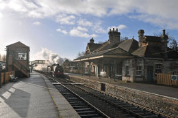 Arrival in Corfe Castle