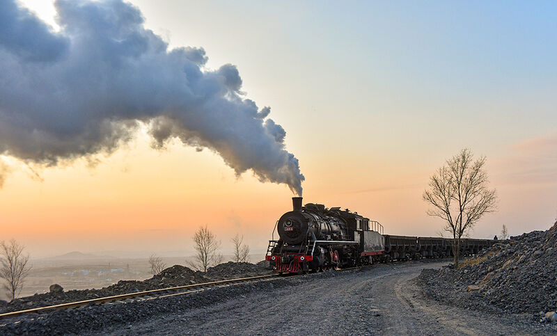 Sunset at Fuxin,China with SY 1460.