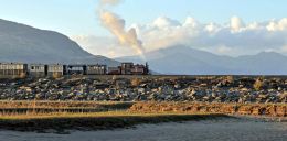 Snowdon is the backdrop