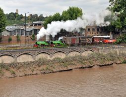 Alongside the river at Bristol