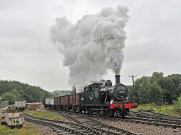 Departure from the colliery.