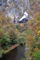 Travelling through the gorges having crossed the Serbian / Bosnian border.