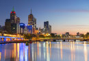 Melbourne skyline at dawn