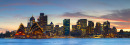 Skyline at sunset, Sydney, Australia