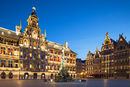 Town Hall at dusk, Antwerp, Belgium