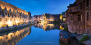Ghent at dusk, Belgium