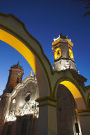 Cathedral at dusk, Potosi