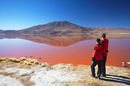 Couple at Laguna Colorado, Bolivia