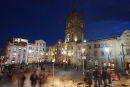 San Francisco Church at dusk, La Paz