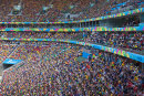 Crowd at World Cup match, Brasilia
