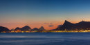 Rio skyline at sunset