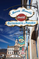 Shop signs, Ouro Preto