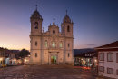 Cathedral at sunset, Diamantina