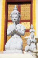 Statues at Silver Pagoda in Royal Palace, Phnom Penh