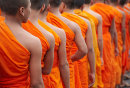 Monks in parade, Phnom Penh
