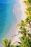 Beach on Mana Island, Mamanuca Islands, Fiji