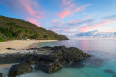Waya Island at sunset