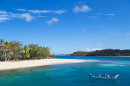 Boat on Blue Lagoon, Nanyua Lailai Island
