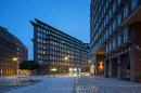 Chilehaus and Sprinkenhof at dawn, Hamburg, Germany