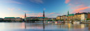 Hamburg at dawn, Germany