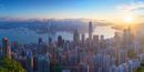 View from The Peak at sunrise, Hong Kong