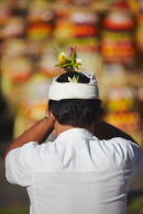 Prayers at ceremony, Bali