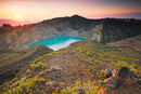 Kelimutu volcano at sunrise, Flores, Indonesia