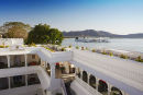 View of Lake Pichola from hotel rooftop, Udaipur