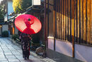 Woman in kimono, Kyoto, Japan