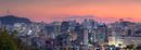 Seoul skyline at sunset, South Korea