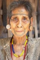 Tattooed Woman, Bolaven Plateau, Laos