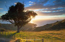 Coromandel Peninsula at sunset, New Zealand