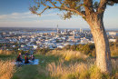 People picnicking on Mount Eden, Auckland