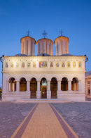 Patriarchal Cathedral at dusk, Bucharest