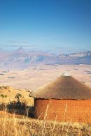 Village hut in Drakensberg