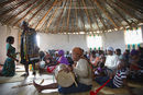 Morning ceremony in village, Eshowe, South Africa