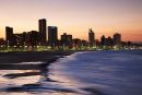 Durban skyline at dusk